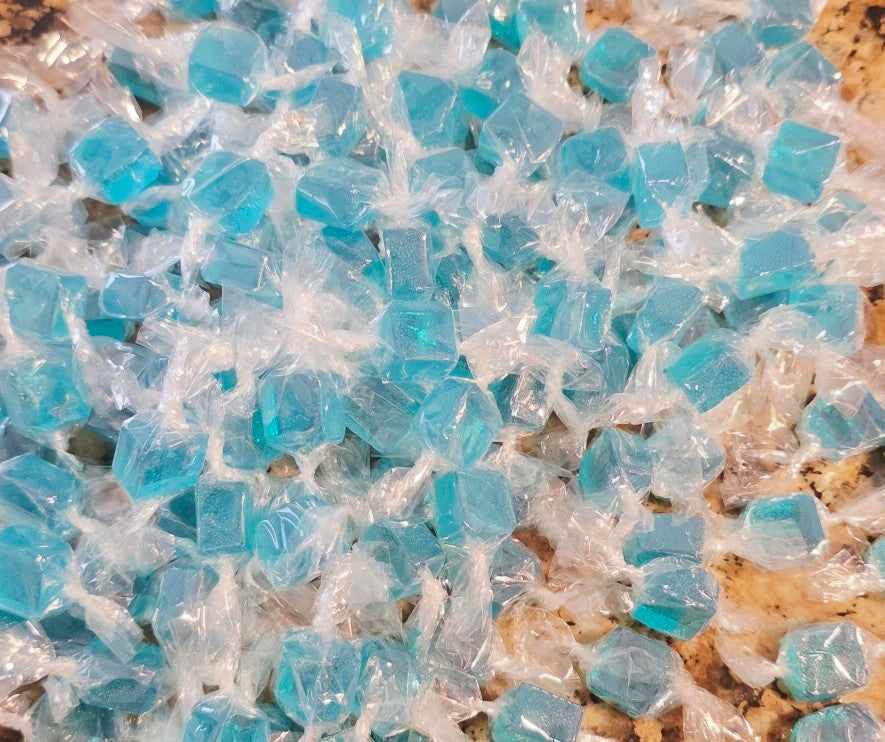 Sour Blue Raspberry Hard Candy