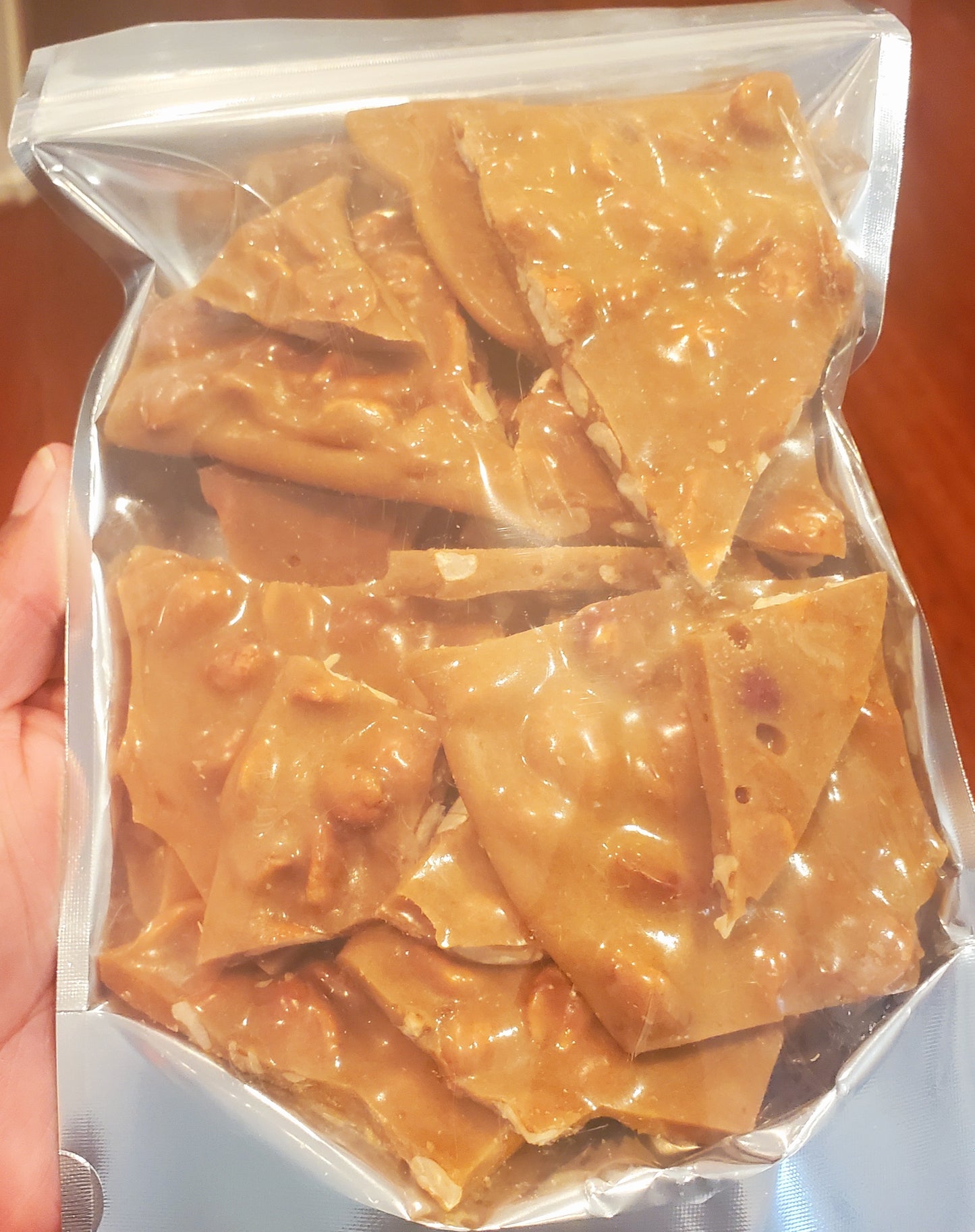 Honey Roasted Peanut Brittle