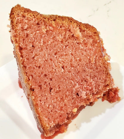 Strawberry Crunch Pound Cake