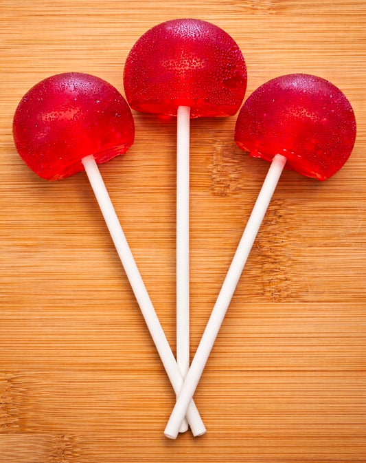 Strawberry Gourmet Lollipops