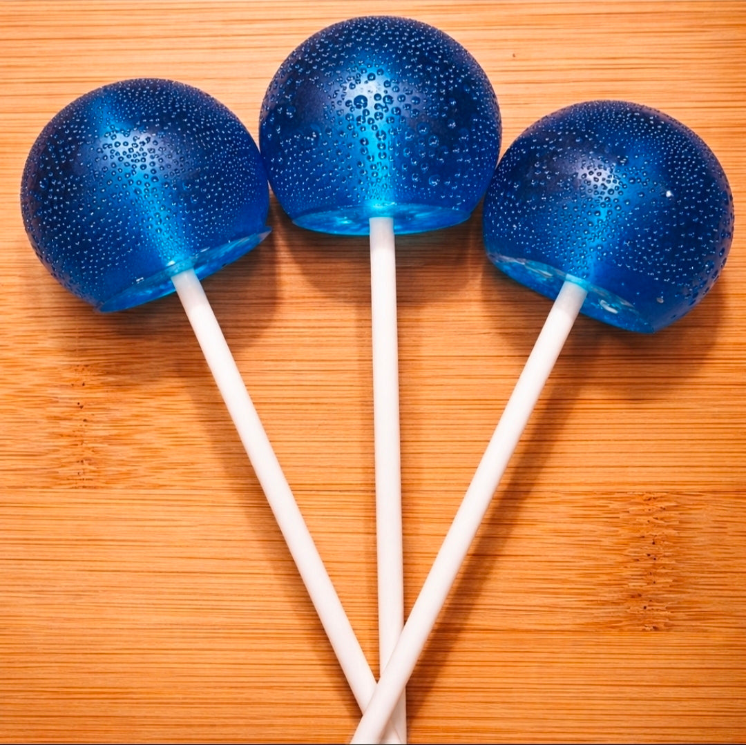 Cotton Candy Lollipops